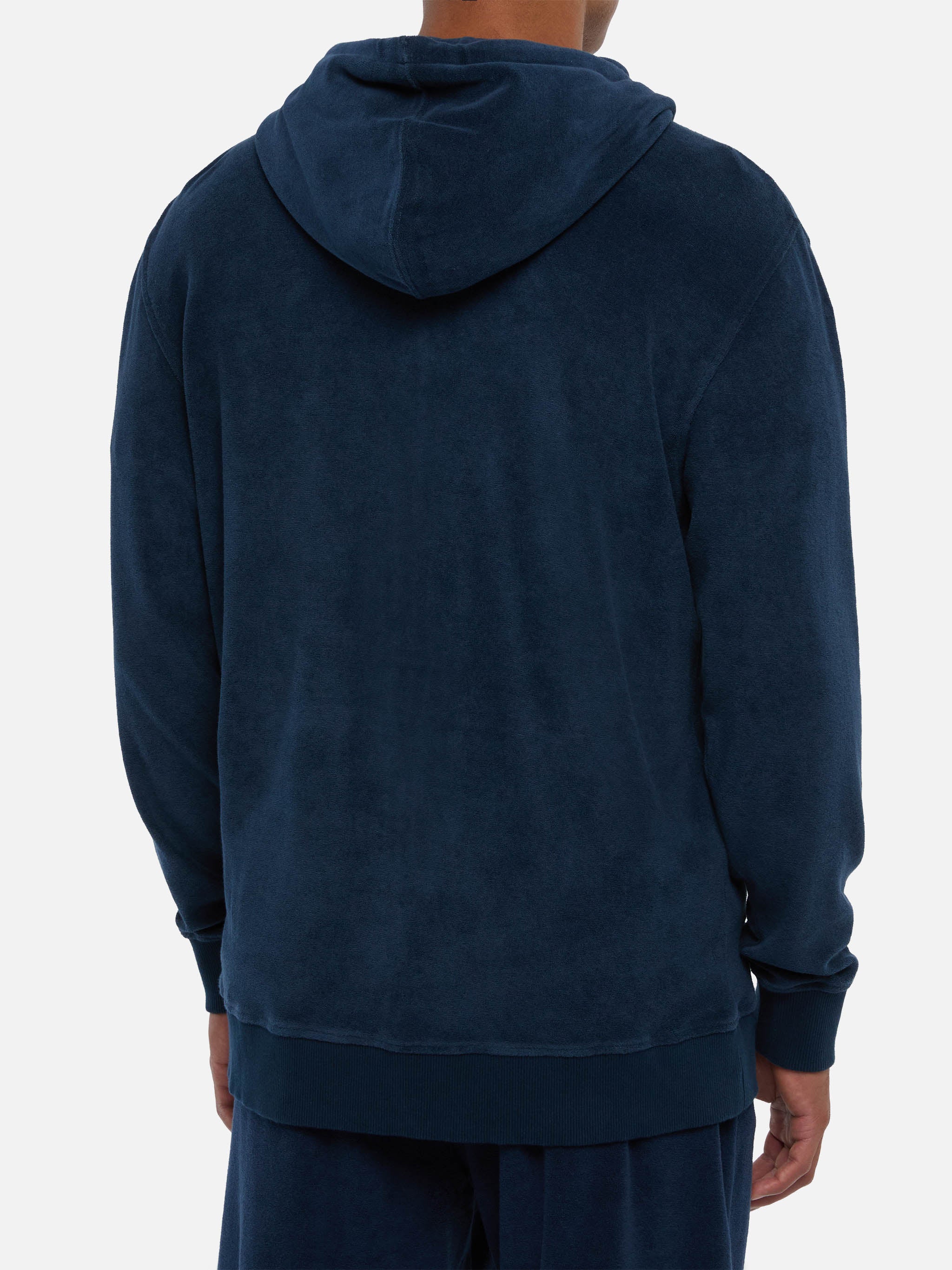 Zipped terry hoodie Danny with St. Barth embroidery - Image 3